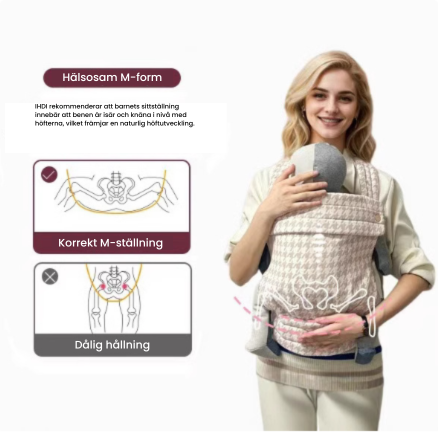 Snug Sling™ – Mjuk och nära – Bärstol för baby och småbarn