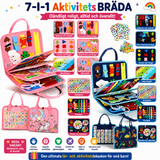 7-in-1 Busy Board – Motorik & inlärning – Aktivitetstavla