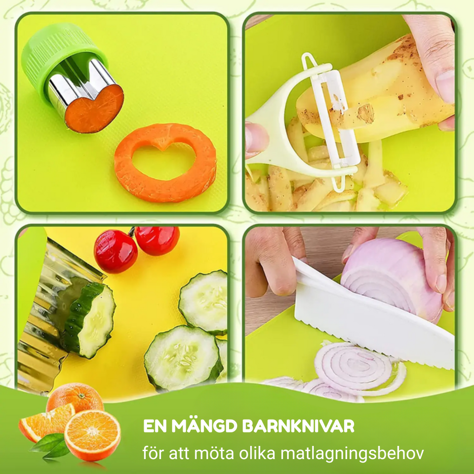 Junior Chef Set™ - Säker skärning - Kökslekset