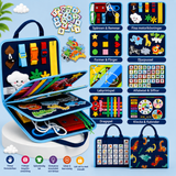 7-in-1 Busy Board – Motorik & inlärning – Aktivitetstavla
