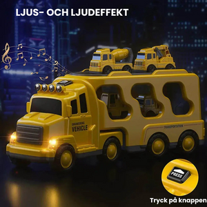 Magic Car City - Lastbilsfordon med ljus och musik