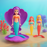 AquaWhirl – Magisk simglädje – Sjöjungfru i snäckskal