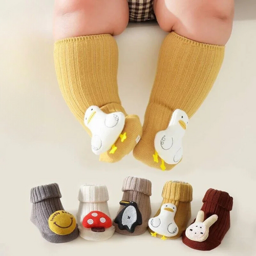 Mini Fashion™ - Lätta att använda - Höga/låga halkfria strumpor