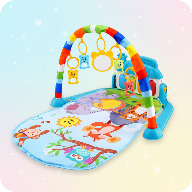 Musical Baby Play Gym – Färgglatt & pedagogiskt – Babygym-matta