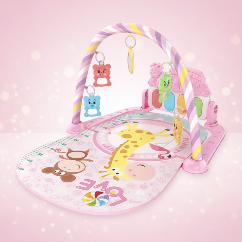 Musical Baby Play Gym – Färgglatt & pedagogiskt – Babygym-matta