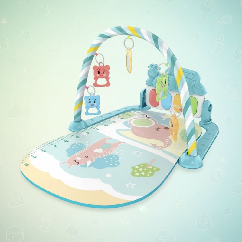 Musical Baby Play Gym – Färgglatt & pedagogiskt – Babygym-matta