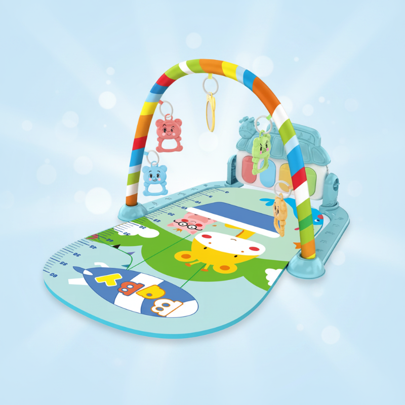 Musical Baby Play Gym – Färgglatt & pedagogiskt – Babygym-matta