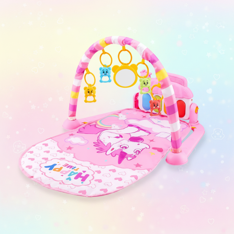 Musical Baby Play Gym – Färgglatt & pedagogiskt – Babygym-matta