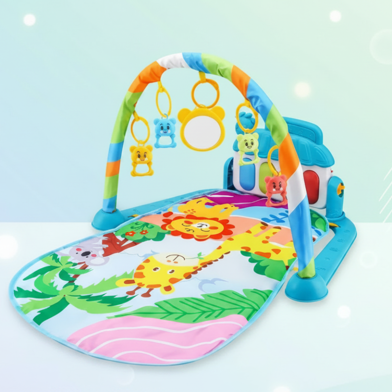 Musical Baby Play Gym – Färgglatt & pedagogiskt – Babygym-matta