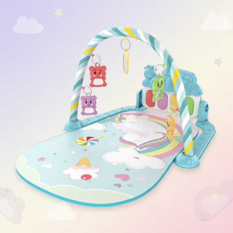 Musical Baby Play Gym – Färgglatt & pedagogiskt – Babygym-matta