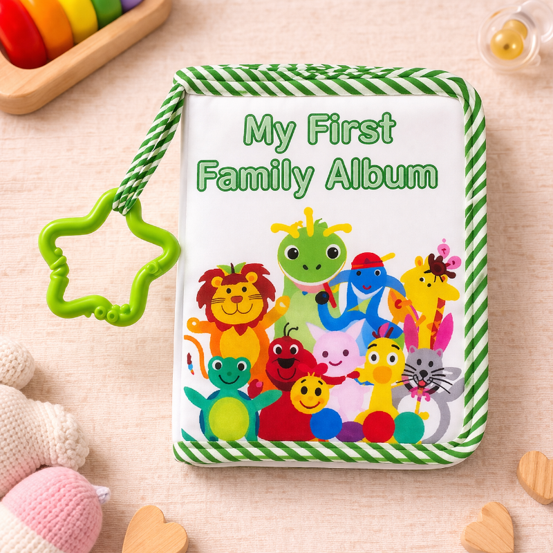 Baby Photo Album – Mjuk & Minnen – Fotobok i tyg