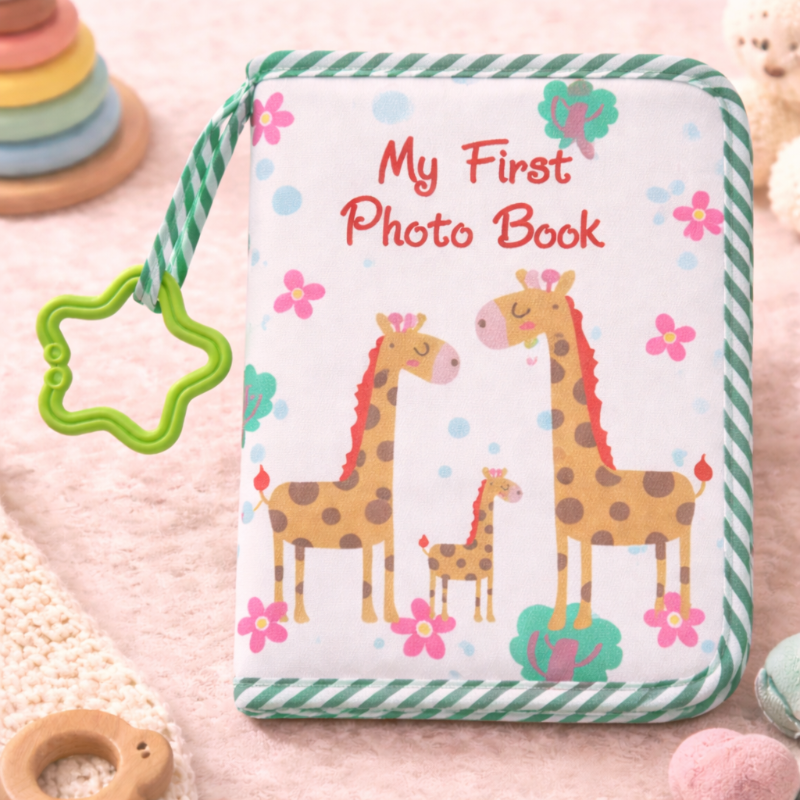 Baby Photo Album – Mjuk & Minnen – Fotobok i tyg