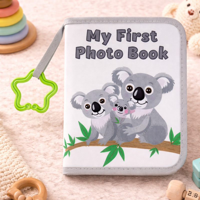Baby Photo Album – Mjuk & Minnen – Fotobok i tyg