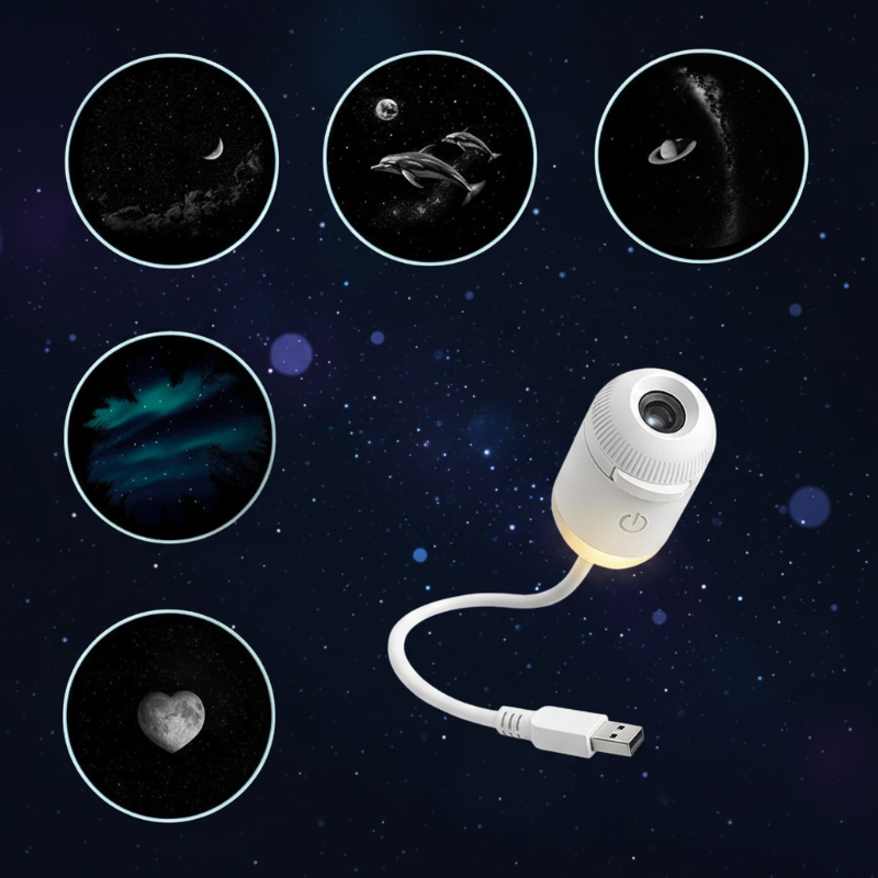 NightSky – Dimmbar & magisk i sovrummet – LED Galaxy-lampa
