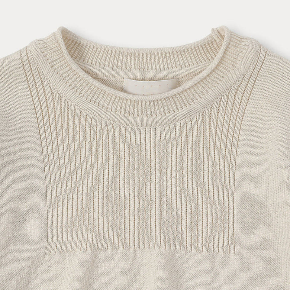 Thin Cotton Pullover – Ljus & Komfort – Stickad barntröja