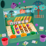 EduFarm – Lärande genom lek – Montessori-räknar- och färgspel för barn
