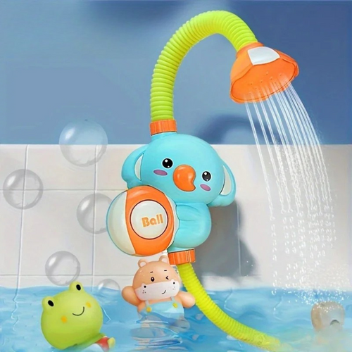 Elephant Shower Set™ – Skvättglädje i badkaret - Duschhuvud för badkar