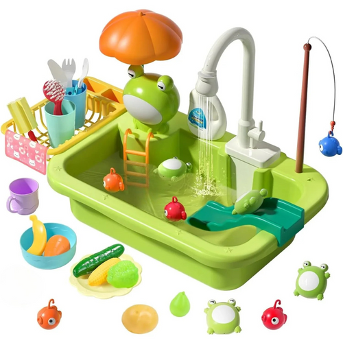 Children Kitchen – Roligt och lärorikt i vatten – 2-i-1 lekbänk