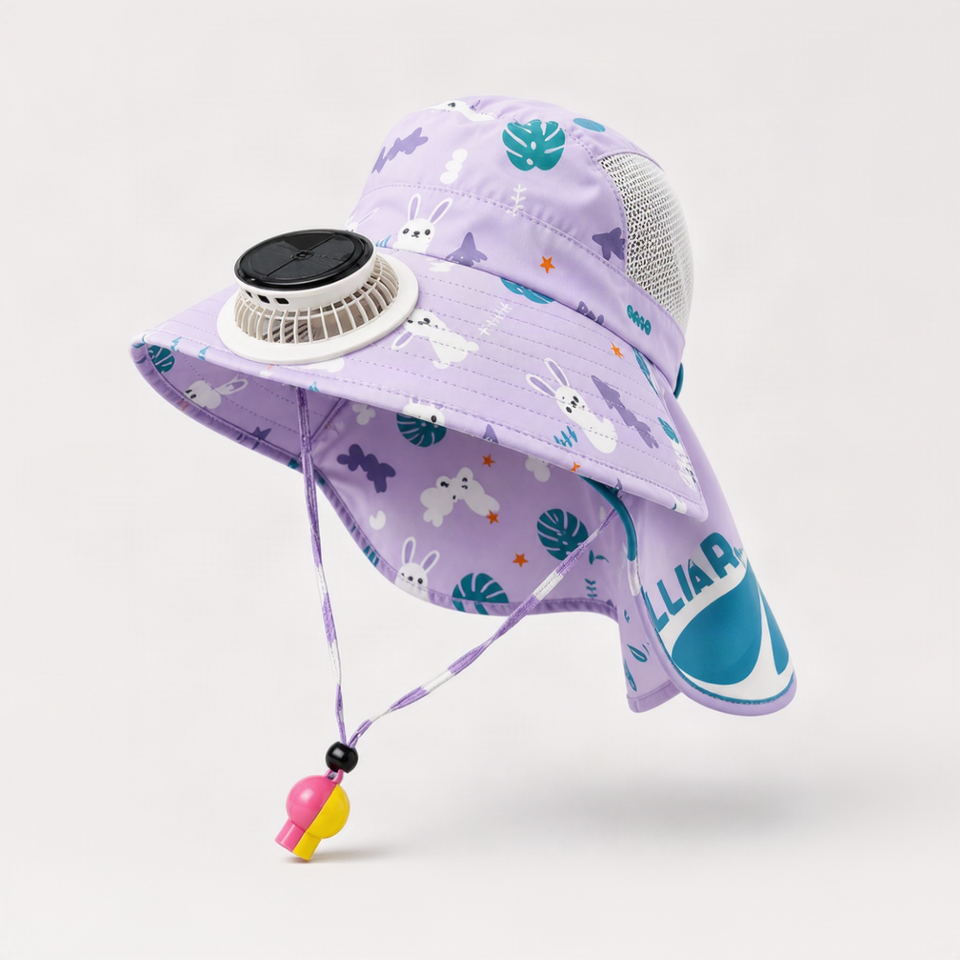 HappyShade – Solskydd & kylning – Sommarhatt för barn med fläkt