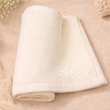 Personalized Baby Blanket – Mjuk & unik – Personlig broderad bomullsfilt