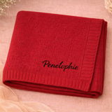 Personalized Baby Blanket – Mjuk & unik – Personlig broderad bomullsfilt