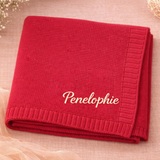 Personalized Baby Blanket – Mjuk & unik – Personlig broderad bomullsfilt