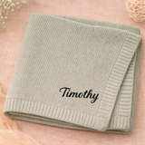 Personalized Baby Blanket – Mjuk & unik – Personlig broderad bomullsfilt