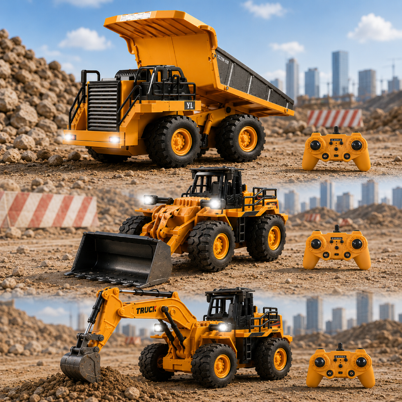Power Machines – Realistiskt & pedagogiskt – RC-byggfordon