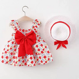 Mini Fashion™ – Sött och somrigt – Fruktklänning (inkluderar GRATIS stråhatt)