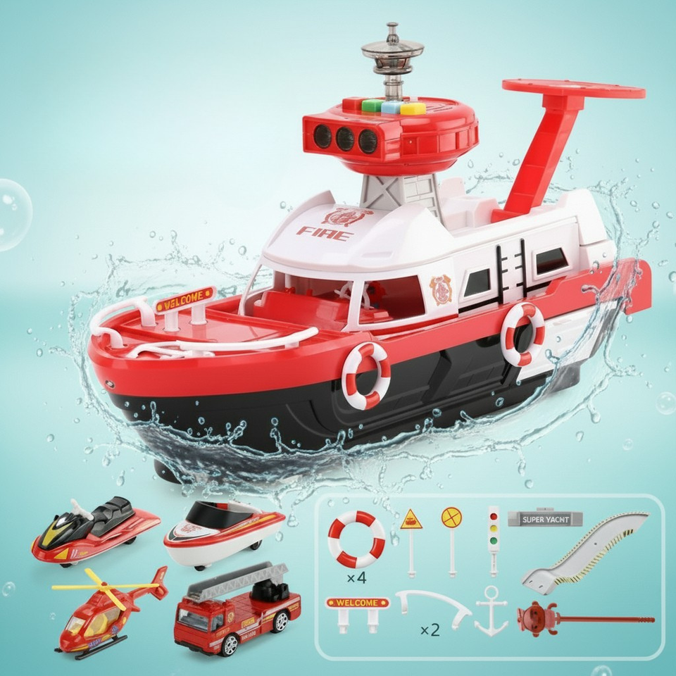 PlayHarbor – Musikalisk & interaktiv – leksaksbåt med ljus och ljud