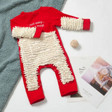TinyCleaner – Mjuk & praktisk – Babyoverall för krypande och lek