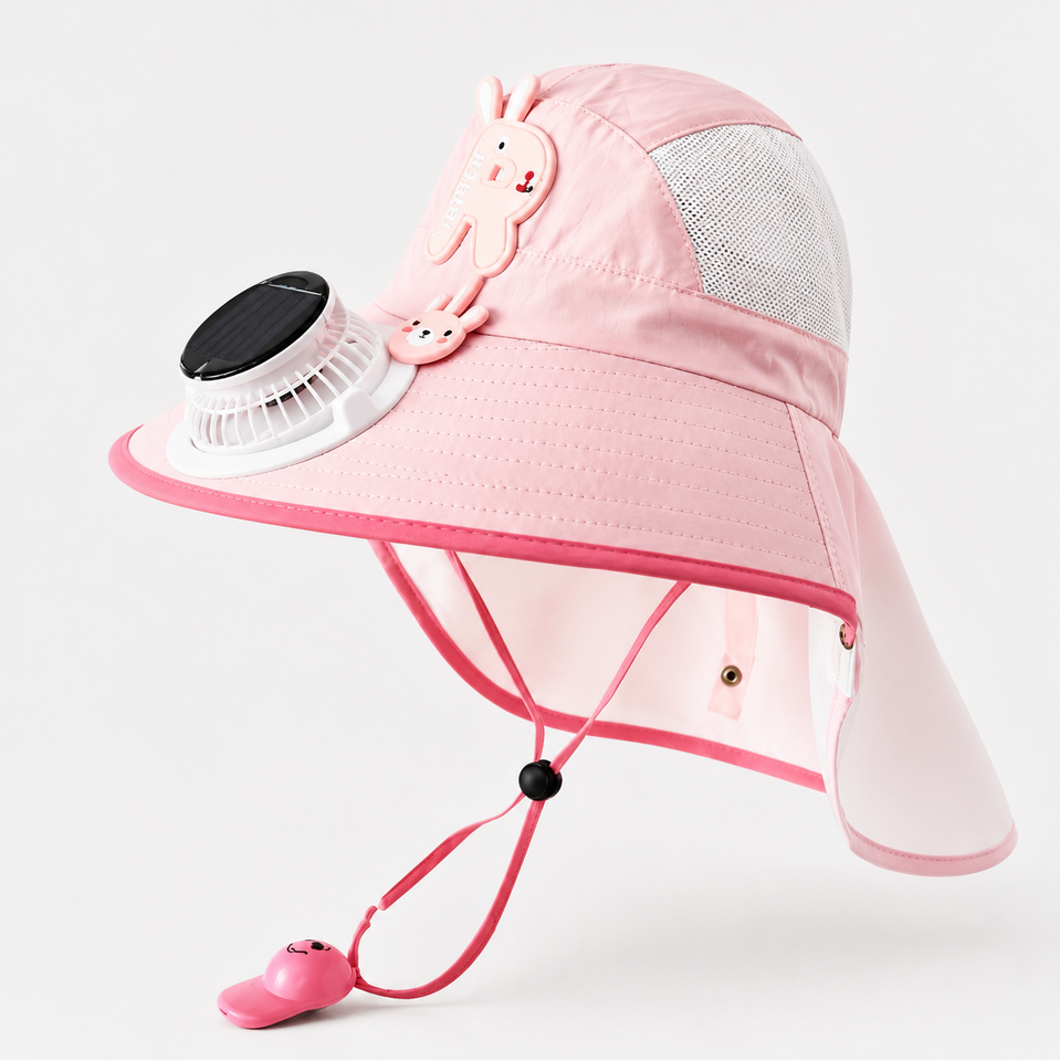 HappyShade – Solskydd & kylning – Sommarhatt för barn med fläkt