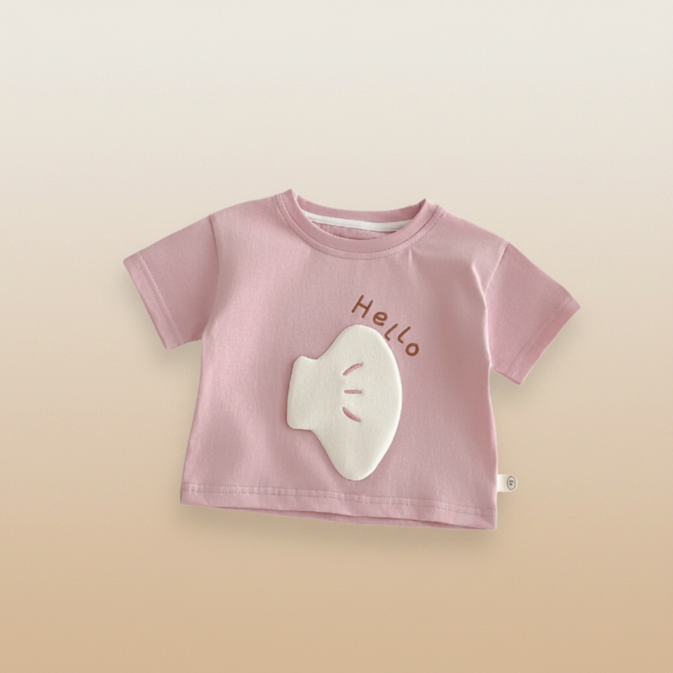 LittlePatch – Tecknad film & Roligt  – Barn-T-shirt med tecknade film-patchar