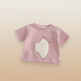 LittlePatch – Tecknad film & Roligt  – Barn-T-shirt med tecknade film-patchar