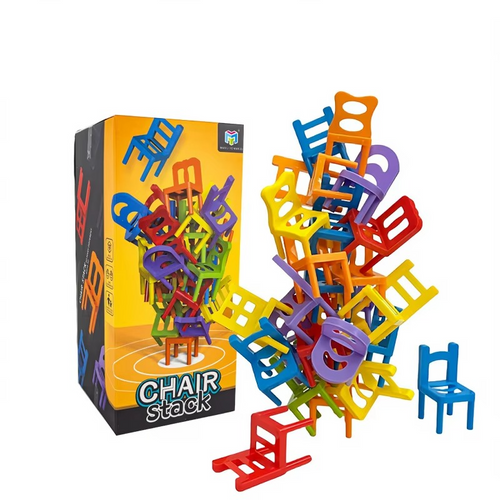 Chair Stack™ - Interaktiv och stimulerar kreativiteten - Stapla stolar-spel