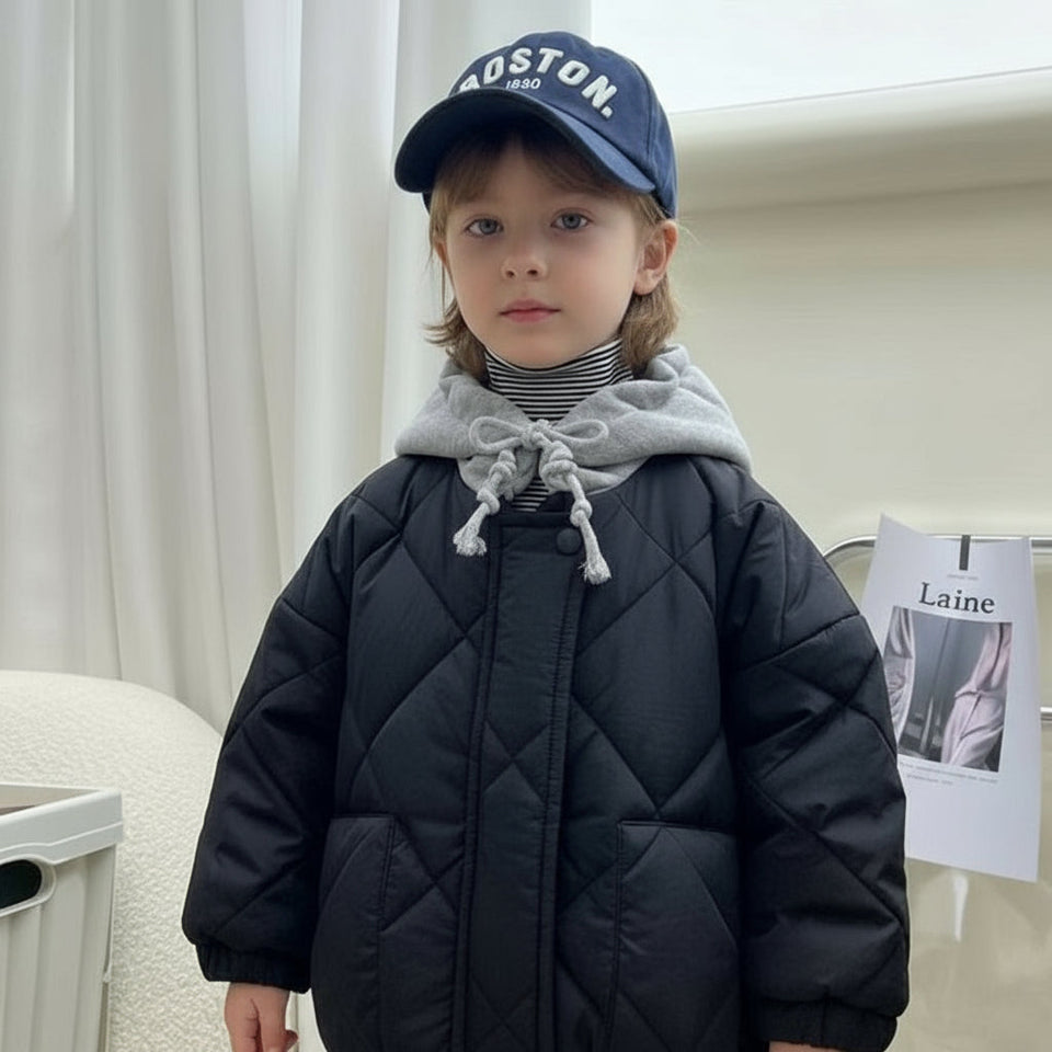 CozyShield – Varm & tuff – vadderad hoodiejacka