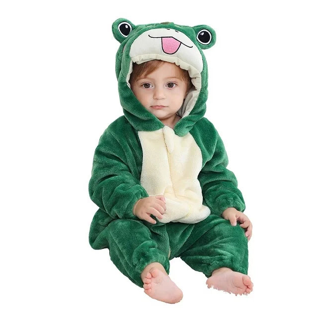 Mini Fashion - Hållbar & tvättbar - Djurromper Onesie (0-24 månader)