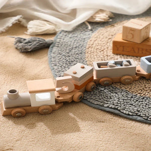 HappyTrain – Montessori & Fun – Träsats med tåg