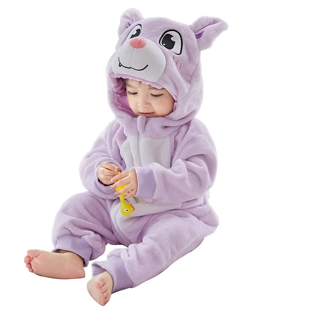 Mini Fashion - Hållbar & tvättbar - Djurromper Onesie (0-24 månader)