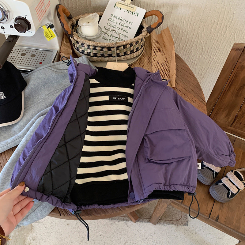 LiloWear – Vindtät och vattenavvisande – Barnvindjacka med huva