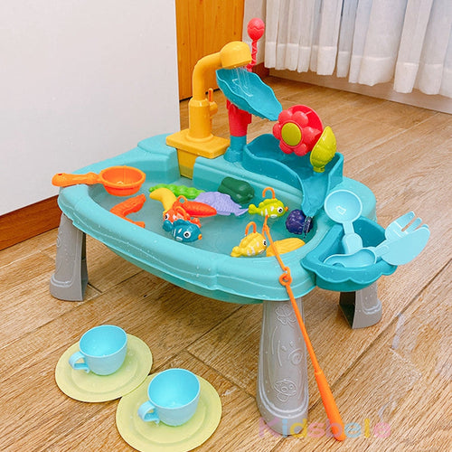 SinkPlay – Fantasi & utveckling – 2-i-1 leksakssink & fiskespel