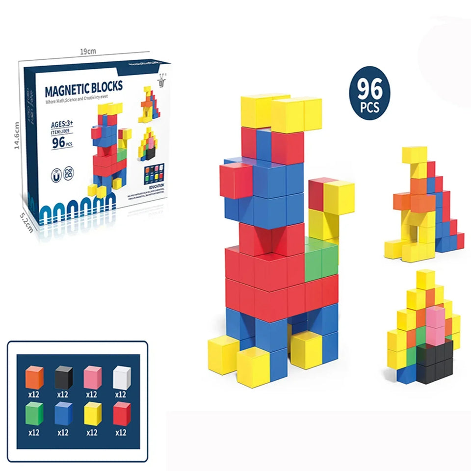 Magnet Toys – Lära sig & bygga – Magnetiska byggklossar