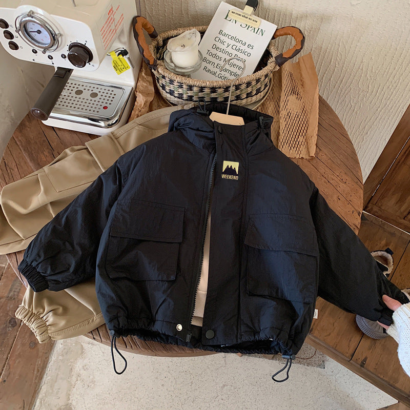 LiloWear – Vindtät och vattenavvisande – Barnvindjacka med huva