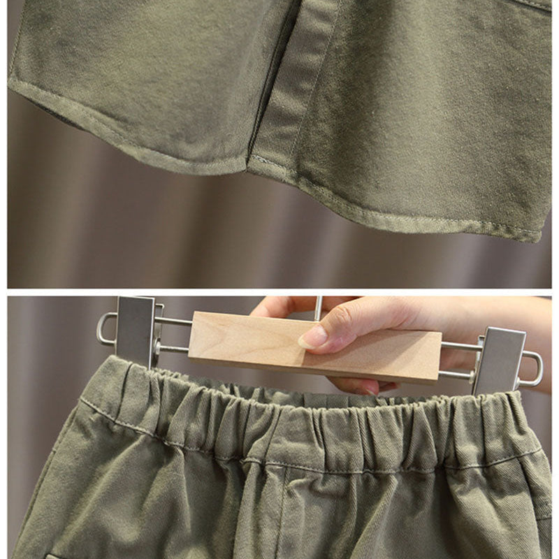 LittleExplorer – Bekvämt och snyggt – barnbyxor och skjorta i set