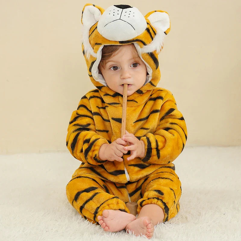 Mini Fashion - Hållbar & tvättbar - Djurromper Onesie (0-24 månader)