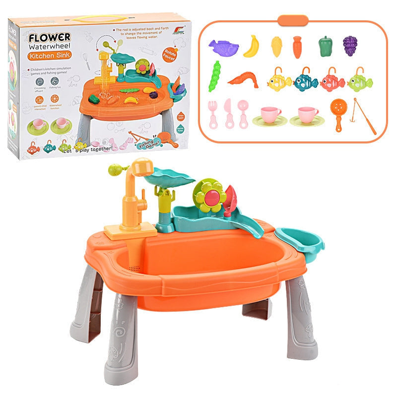 SinkPlay – Fantasi & utveckling – 2-i-1 leksakssink & fiskespel