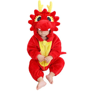 Mini Fashion - Hållbar & tvättbar - Djurromper Onesie (0-24 månader)