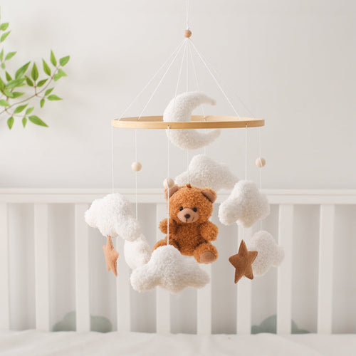 DreamBear – Lugnande & mjukt – Babymobil för lekhage och vagga