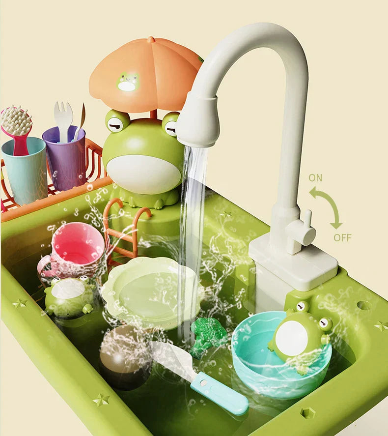 Children Kitchen – Roligt och lärorikt i vatten – 2-i-1 lekbänk