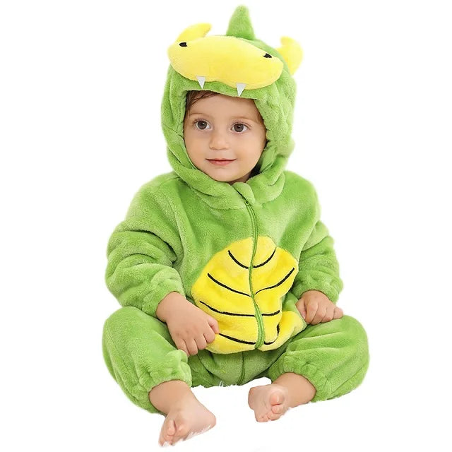 Mini Fashion - Hållbar & tvättbar - Djurromper Onesie (0-24 månader)